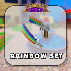 Murder Mystery 2 MM2 | Rainbow Set | Ancient Godly Knives and Guns