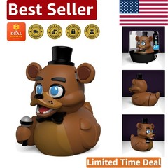 First Edition Freddy Fazbear Cosplaying Rubber Duck Figure – FNAF Collectible