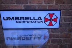 Resident Evil Umbrella Corporation LED Sign Light Retro Decor Video Game Room
