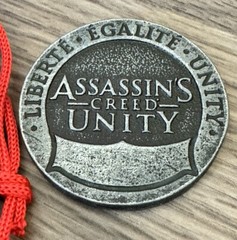 Assassin’s Creed Unity Coin with Velvet Pouch Loot Crate 2014 Exclusive B16