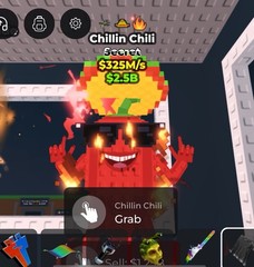 Chillin Chili Steal A Brainrot 325M/S ONLY 500K In The Game SUPER RARE 🔥🔥🔥