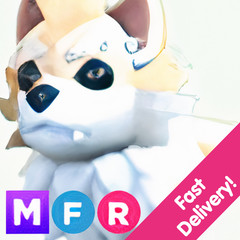 Dire Wolf ✨ Mega Neon Fly Ride MFR ✨ US Seller Adopt From Me Today