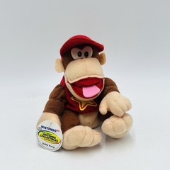 Diddy Kong Nintendo Collectibles Beanbag Plush 1997 Monkey New
