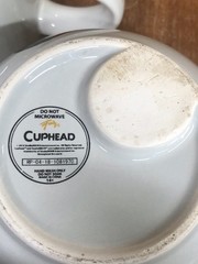 Cuphead And Mugman Collectible Mugs – No Ceramic Straws – Read Details –