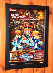 Yu-Gi-Oh! World Championship Tournament 2004 Promo Small Poster Ad Page Framed