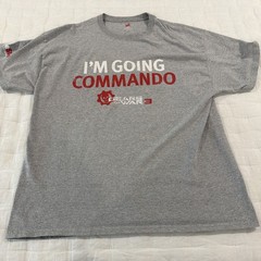 GEARS OF WAR 3 I’m Going Commando T-Shirt Gray 2011 Game Stop SIZE X-LARGE