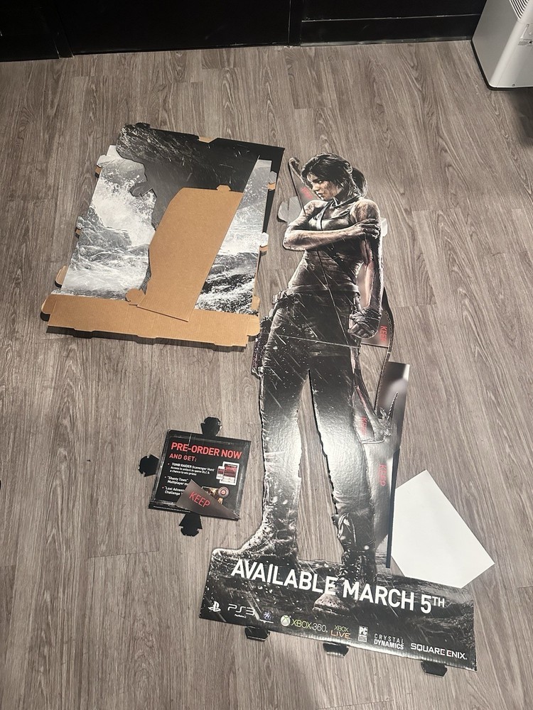 Tomb Raider Promotional Standee