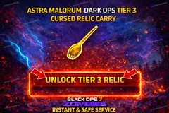 GOLDEN SPORK WICKED TIER 3 RELIC Astra Malorum CURSED COD Black Ops 7 BO7 CARRY
