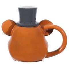 Five Nights At Freddy’s Sculpted Freddy Fazbear Ceramic Mug With Hat Lid 23 oz
