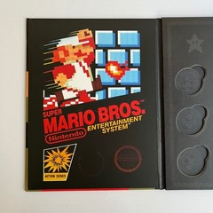 Super Mario Bros Collector Album 4 Coins Nintendo Gold Star Silver Bowser Peach