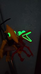 Orange Form Rainbow Friends Inspired 3D Printed Toy – Glow in the dark