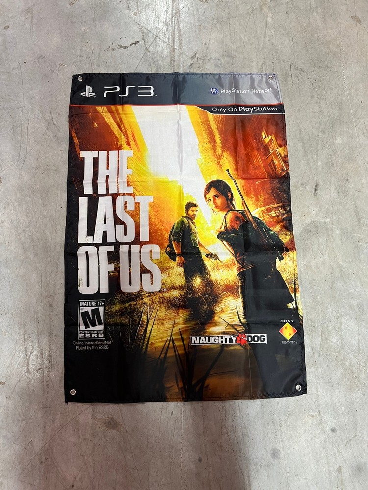 The Last of Us PS3 Custom Wall Flag Tapestry 2 x 3 Ft, Playstation 3