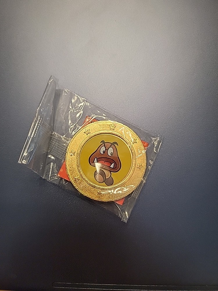 GOOMBA Frankford Wonder Ball Super Mario Bros Coin Gold FREE SHIP
