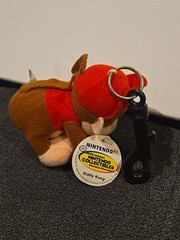 BD&A Nintendo 64 Diddy Kong Plush Beanbag Clip On Keychain 1997 New with Tag