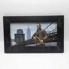 Vintage 2008 grand theft auto 4 Frame picture blockbuster rockstar games