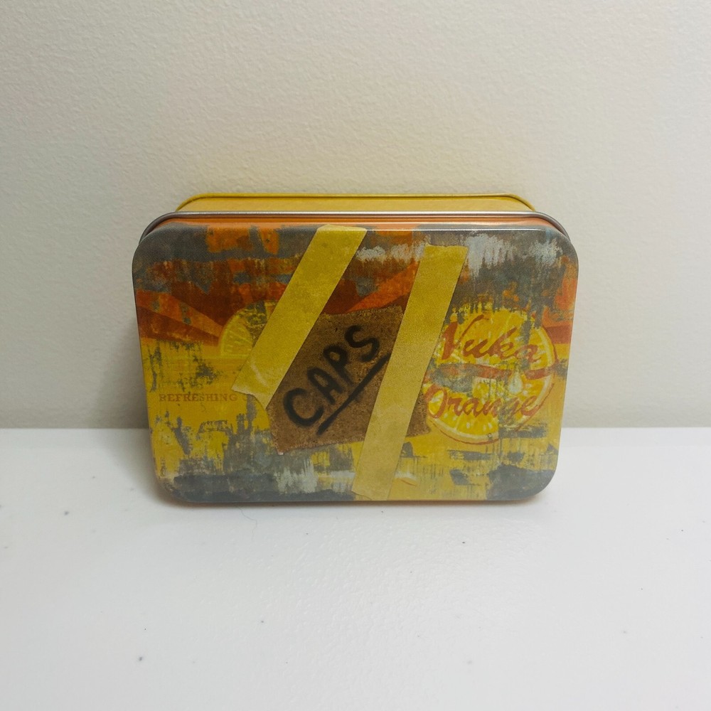 Fallout Bottle Cap Series Nuka Cola Orange with Collectable Tin