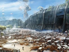 Cook and Becker Destiny 2 Cosmodrome Giclee Art Official Bungie Marathon Dev