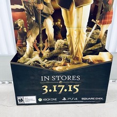 Final Fantasy Type O Standee Store Display XBOX PS4 3D 2015 Game Stop Authentic