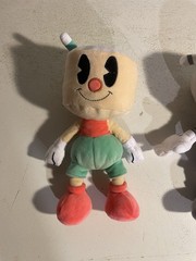 Funko Cuphead Plush Lot Of 3 Legendary Chalice Puppet & Black And White Cuphead