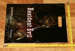 Resident Evil 1 4 Outbreak PS 2 Capcom Promo Shopping Plastic Bag like Poster