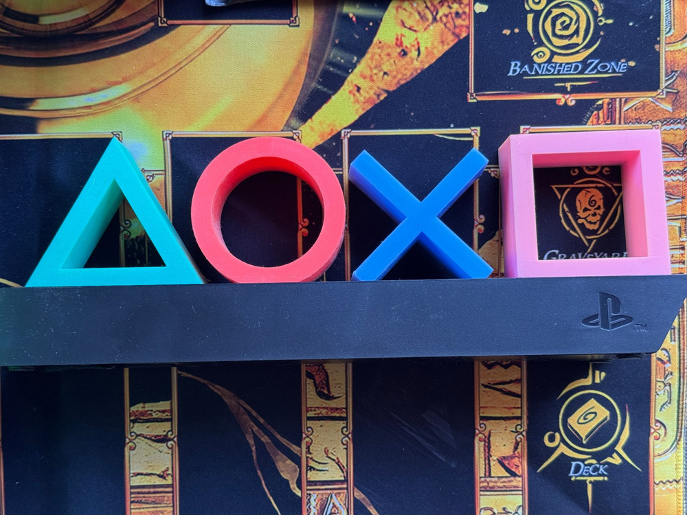 PlayStation Symbols Reactive LED Icons Light