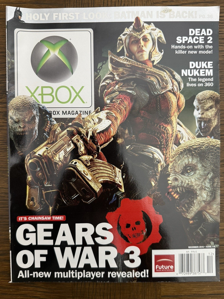 Xbox Magazine Gears Of War 3 December 2010 Issue 116