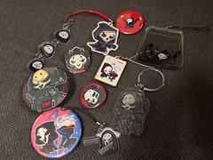 Overwatch Reaper Enamel Pin and Keychain Ita Bag collection