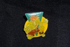 Vintage 90’s Capcom Official Street Fighter II Alpha Zero Pin Blanka