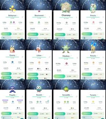 Pokémon Shiny Special Background December Community Day 2024 – P T C