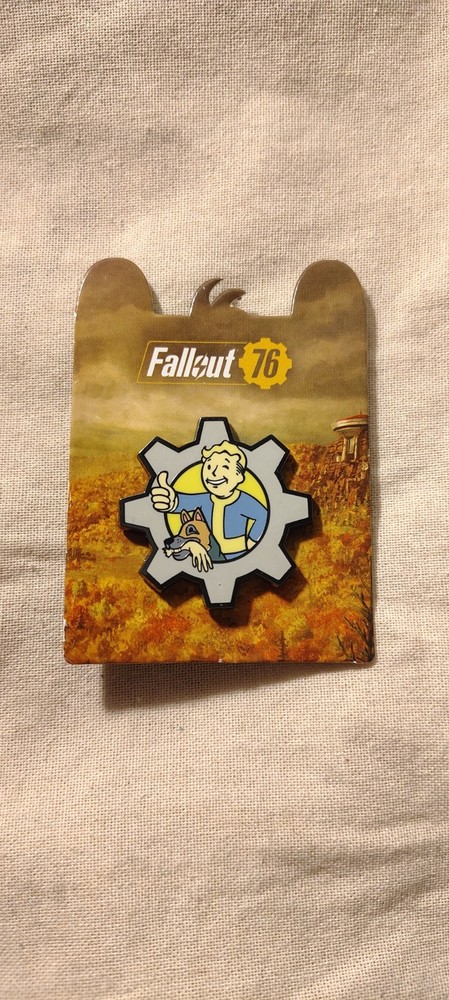Pinny Arcade PAX Aus 2024 Fallout 76 Vault Boy Cog Pin Bethesda 3 4 Dogmeat