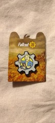 Pinny Arcade PAX Aus 2024 Fallout 76 Vault Boy Cog Pin Bethesda 3 4 Dogmeat
