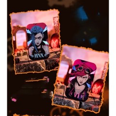 Arcane II JINX Ekko Caitlyn VI League of Legends Metal Badge Pin [Official]