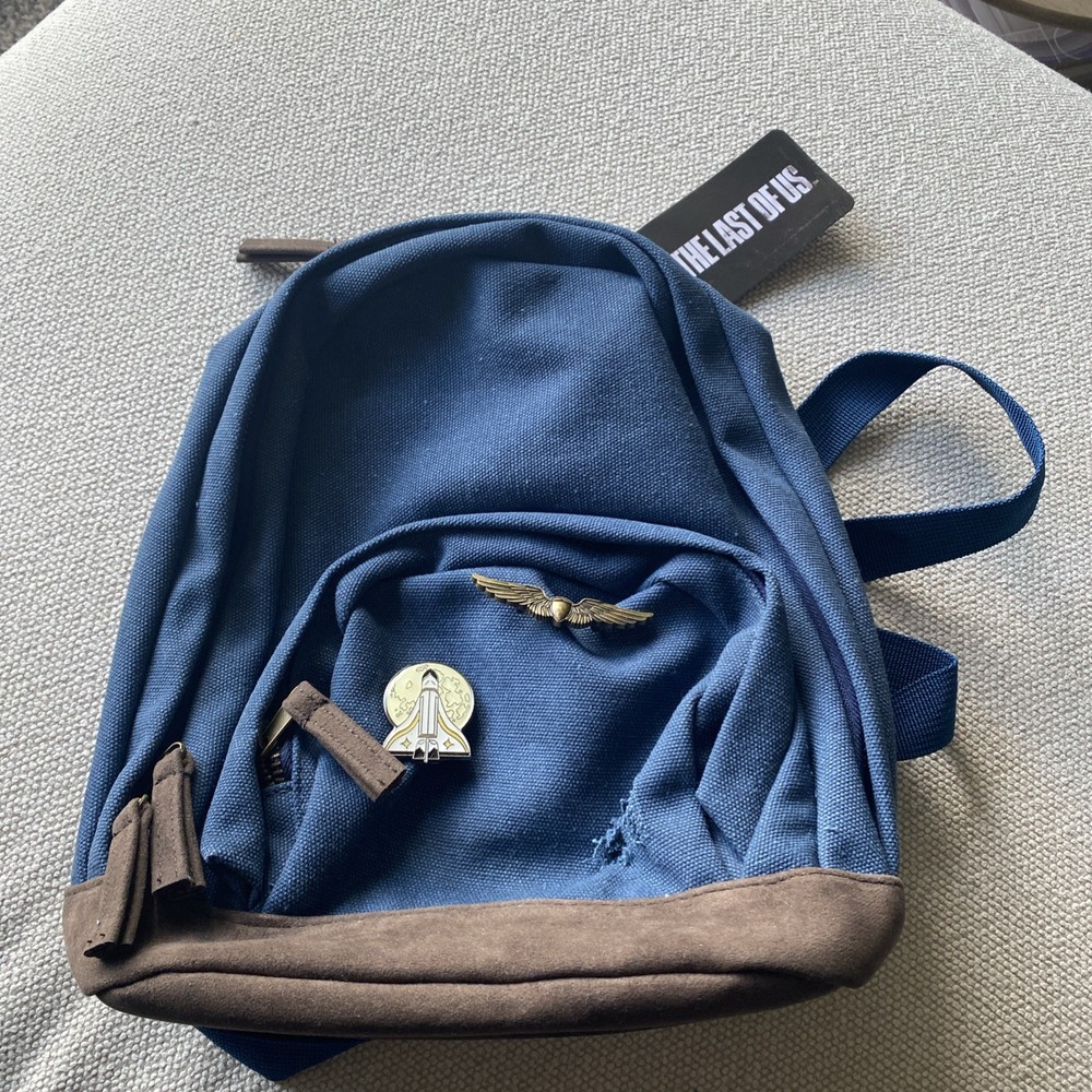 The Last of Us Part 2 Ellie Mini Backpack w/ Pins Mad Engine Edition NWT NEW