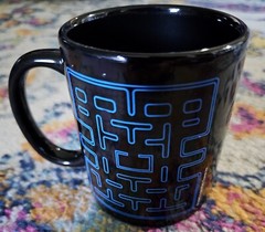 PAC-MAN Color Change Heat Activated Coffee Tea Mug Cup Video Gamer PALADONE