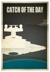 Star Wars: A New Hope Star Destroyer Catch Giclee Art Print 13×19 CoA NEW