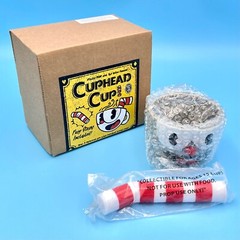 Cuphead Ceramic Mug Coffee Cup with Prop Straw Stirrer 10oz Official Studio MDHR