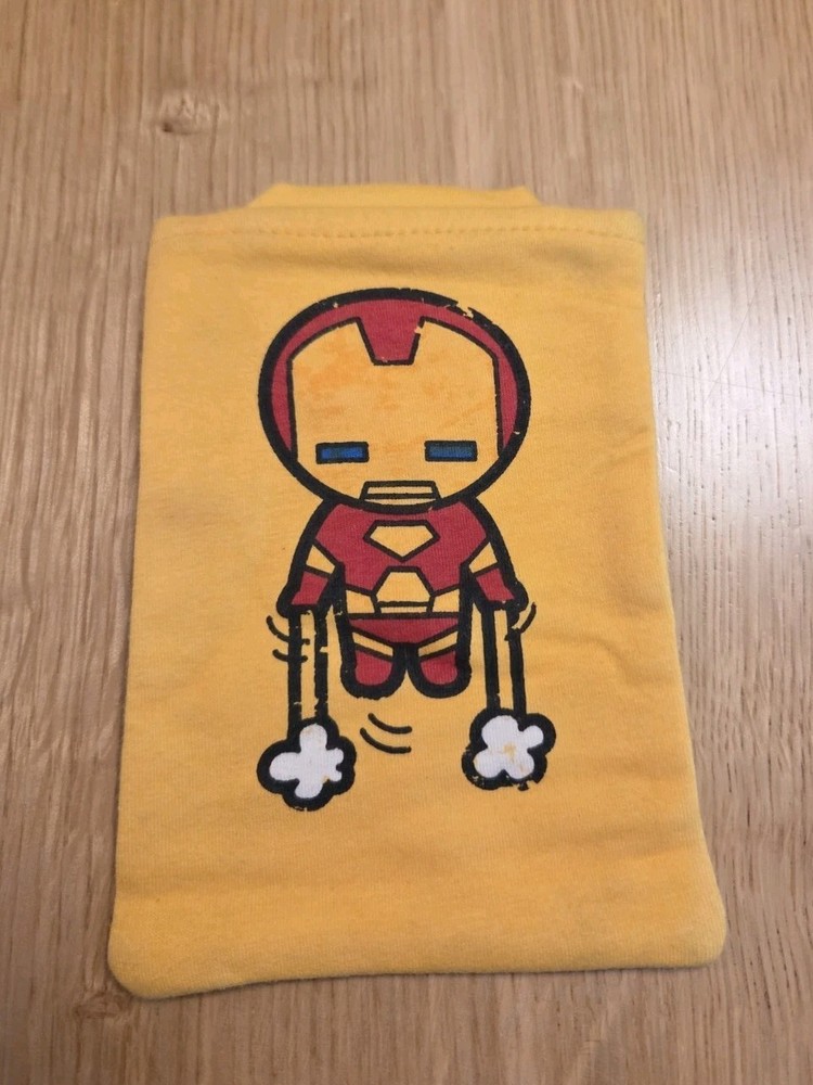 Nintendo 3DS Marvel, Iron Man Mini T’s Shirt Protector, Sleeve, Case