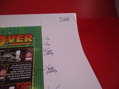 Super NES Buyer’s Guide Magazine Prototype Sheet Alien 3 Super Nintendo SNES