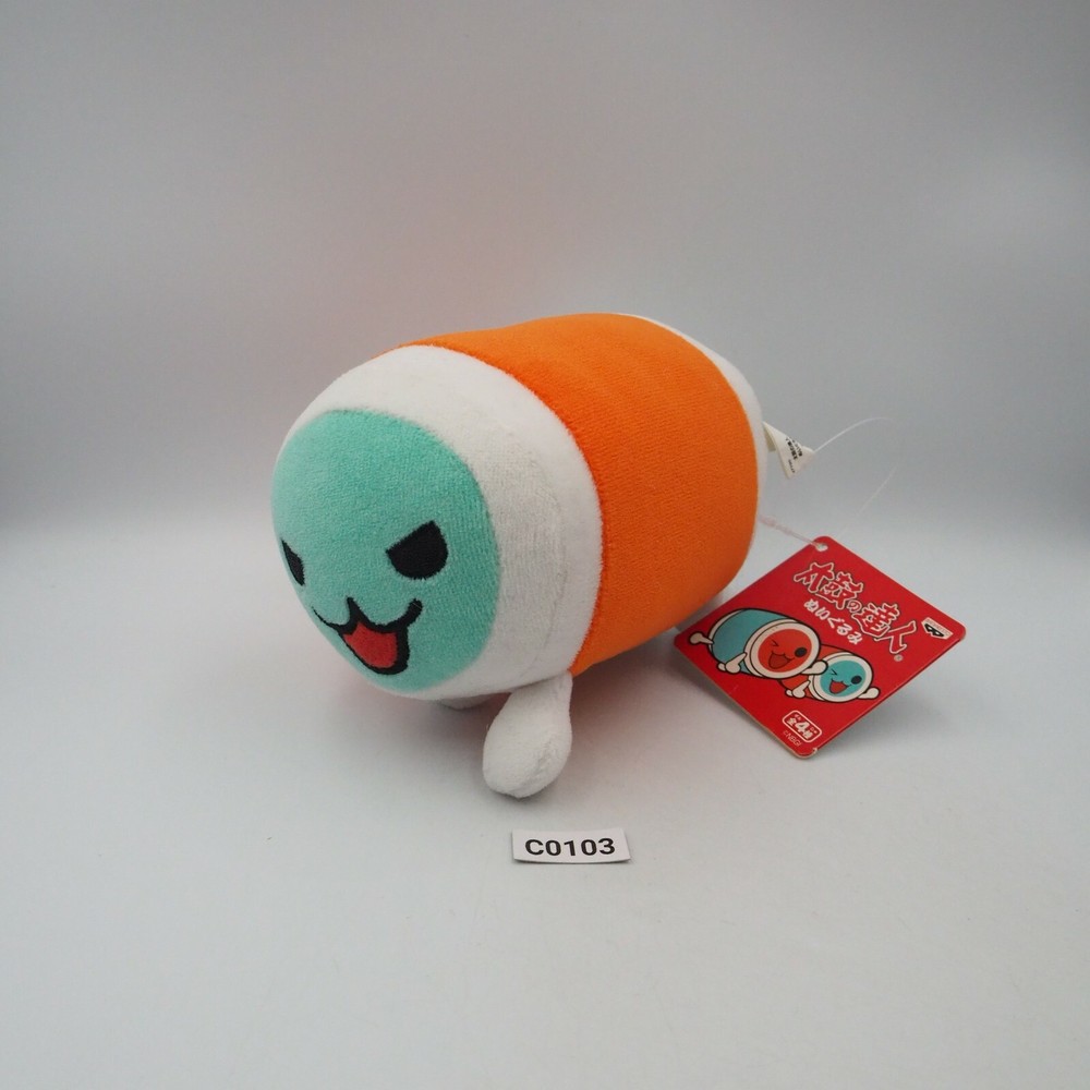 Taiko no Tatsujin C0103 Drum Namco Banpresto 2012 Plush 6″ TAG Toy Doll Japan