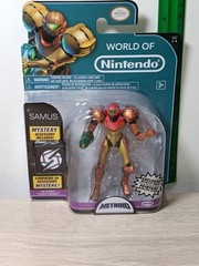 *FREE SHIP* 4″ METALLIC SAMUS Exclusive Metroid World of Nintendo Jakks Pacific