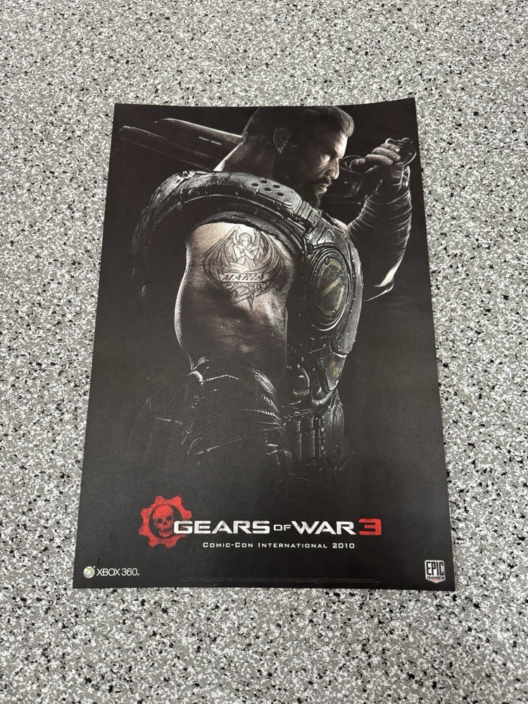 2010 Gears Of War 3 DOM Comic-Con International Poster