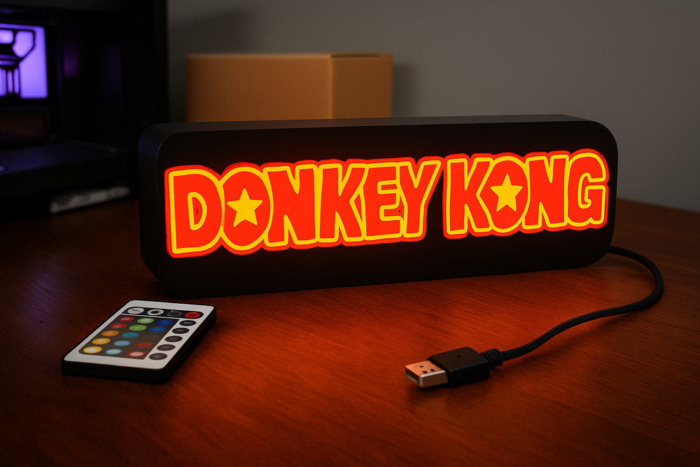 Donkey Kong LED Lightbox Gaming Light