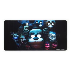 FNAF Five Nights At Freddy’s Glow in the Dark Desk Mat 31×15” Fazbear Open Box