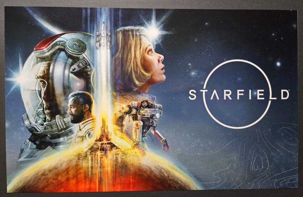 Starfield Xbox One Xbox Series X S PC Game – Wall Art Print Poster – Glossy
