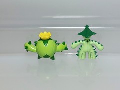 Pokemon Figure Cacturne FC Adv Bandai Cacnea Suction Cup Banpresto G03 0.9-1.2in