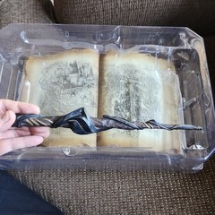 Hogwarts Legacy Collector’s Edition Floating Wand with Book Base + Box (NO GAME)