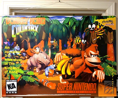 Donkey Kong Country ’94 Vintage Inspired Store Banner Promo SNES Super Nintendo