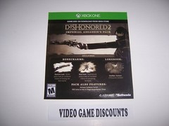 Dishonored 2 DLC Add-on Code for Xbox One 1 XB1 – Imperisl Assassin’s Pack