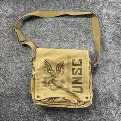 Halo 3 2007 UNSC Microsoft XBOX Tan Limited Edition Canvas Messenger Bag