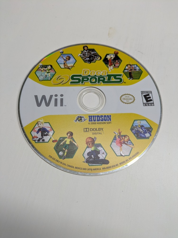 Deca Sports (Nintendo Wii, 2008) *DISC ONLY* Tested